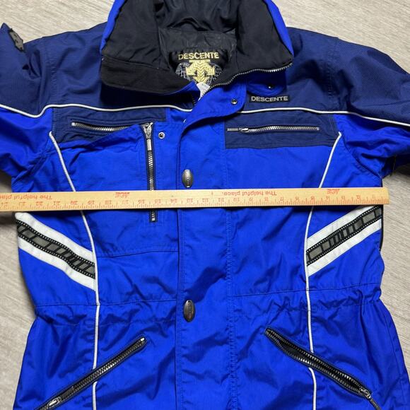 Vintage Descente Snow Ski Jacket Mens S Blue Outdoor Gorpcore Insulated - Picture 5 of 8